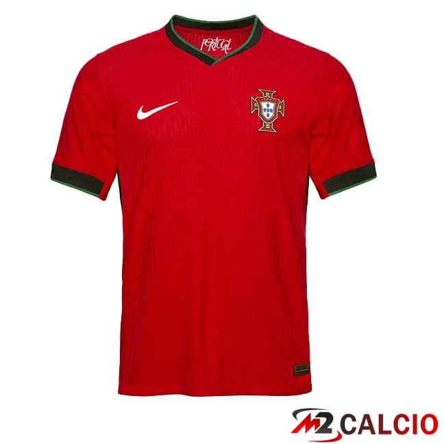 Maglie Calcio Portogallo Prima Rosso UEFA Euro 2024