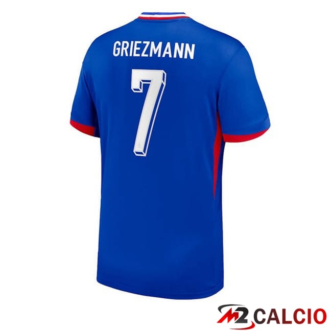 Maglie Calcio Francia (GRIEZMANN 7) Prima Blu UEFA Euro 2024