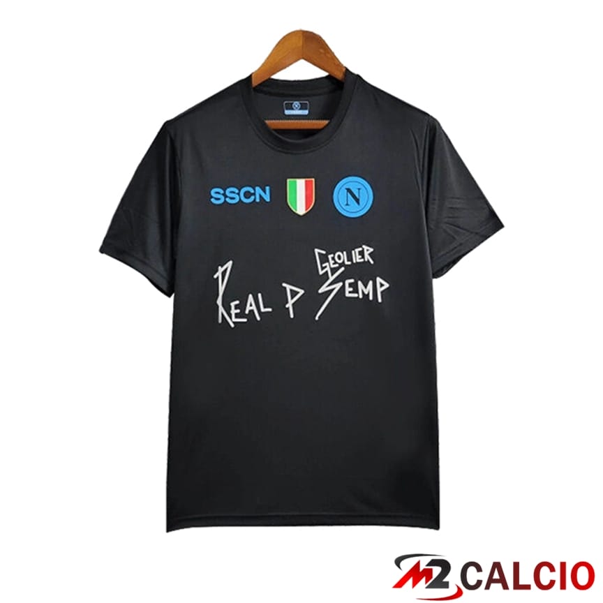 Maglie Calcio SSC Napoli Nero 2024/2025