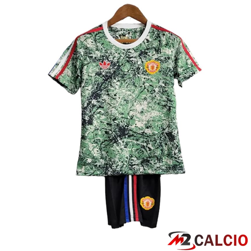 Maglie Calcio Manchester United Bambino congiunta Versione 2024/2025