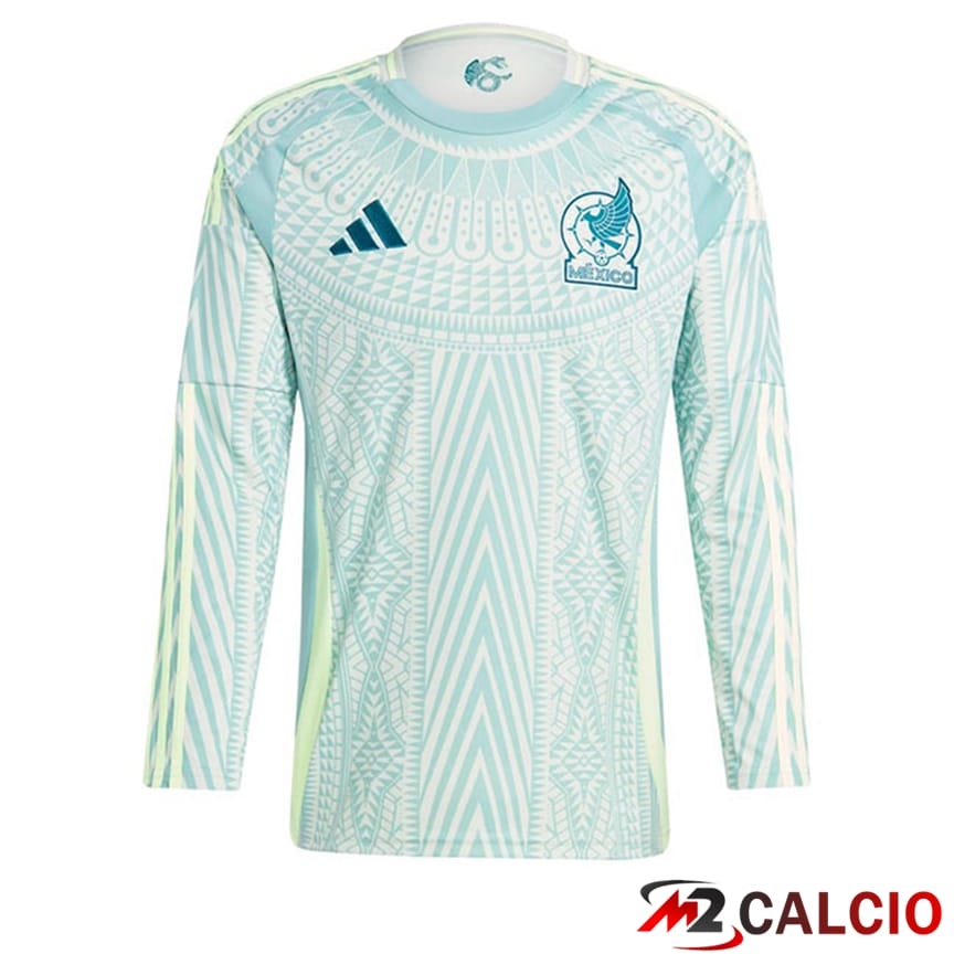 Maglie Calcio Messico Manica Lunga Seconda 2024/2025