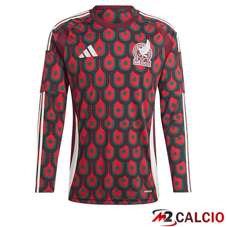 Maglie Calcio Messico Manica Lunga Prima 2024/2025