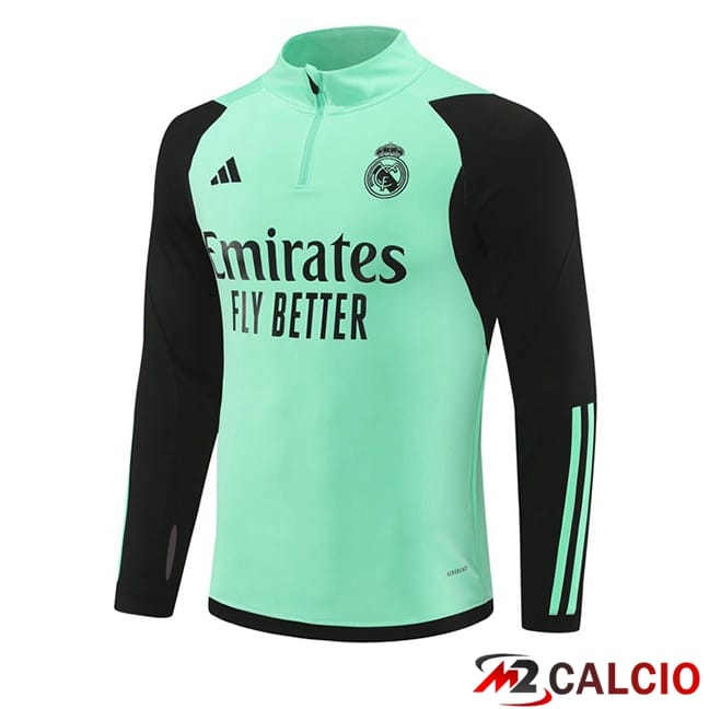 Felpa Allenamento Real Madrid Verde 2024/2025