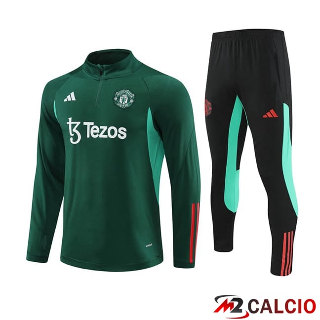 Tuta Calcio Manchester United Verde 2024/2025