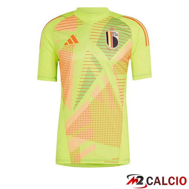 Maglie Calcio Belgio Portiere Giallo 2024/2025