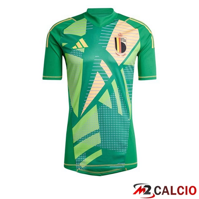 Maglie Calcio Belgio Portiere Verde 2024/2025