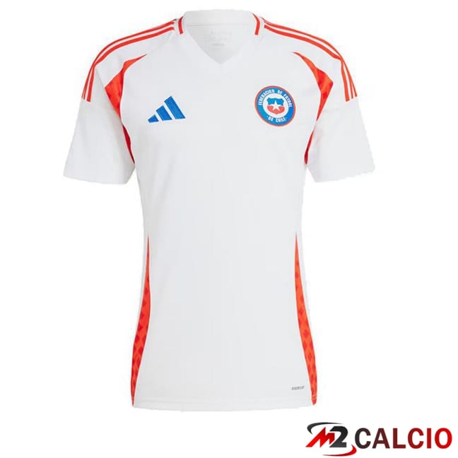 Maglie Calcio Chile Seconda Bianco 2024/2025