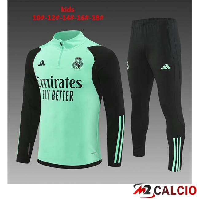 Tuta Calcio Real Madrid Bambino Verde 2024/2025