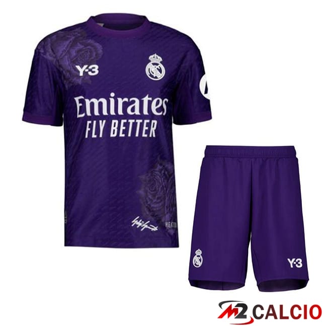 Maglie Calcio Real Madrid Bambino Quarto Viola 2023/2024