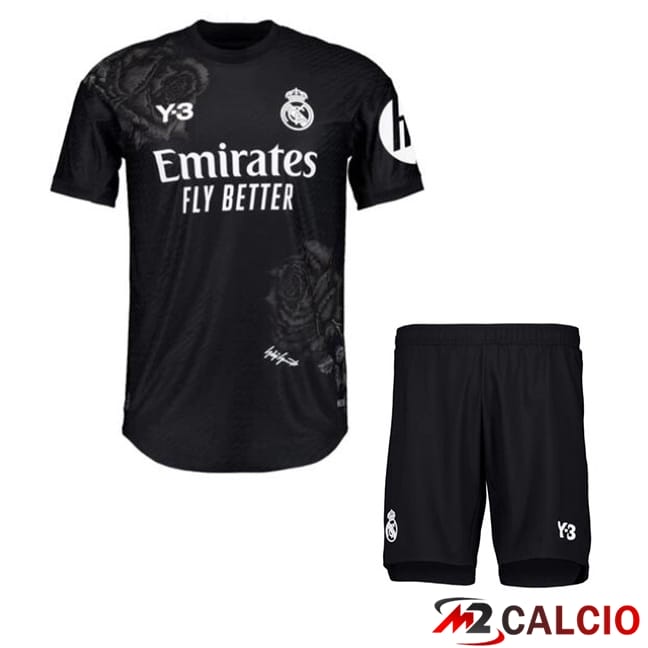 Maglie Calcio Real Madrid Bambino Portiere Nero 2023/2024