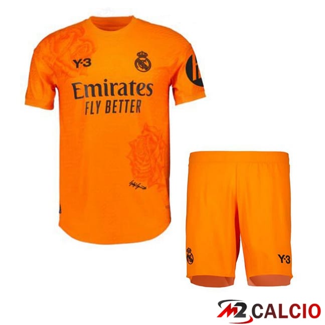 Maglie Calcio Real Madrid Bambino Portiere Arancia 2023/2024