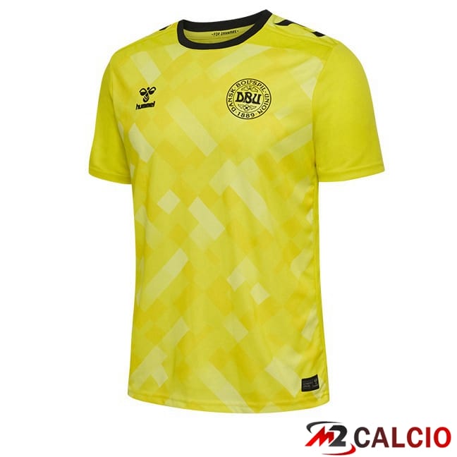 Maglie Calcio Danimarca Portiere Giallo UEFA Euro 2024