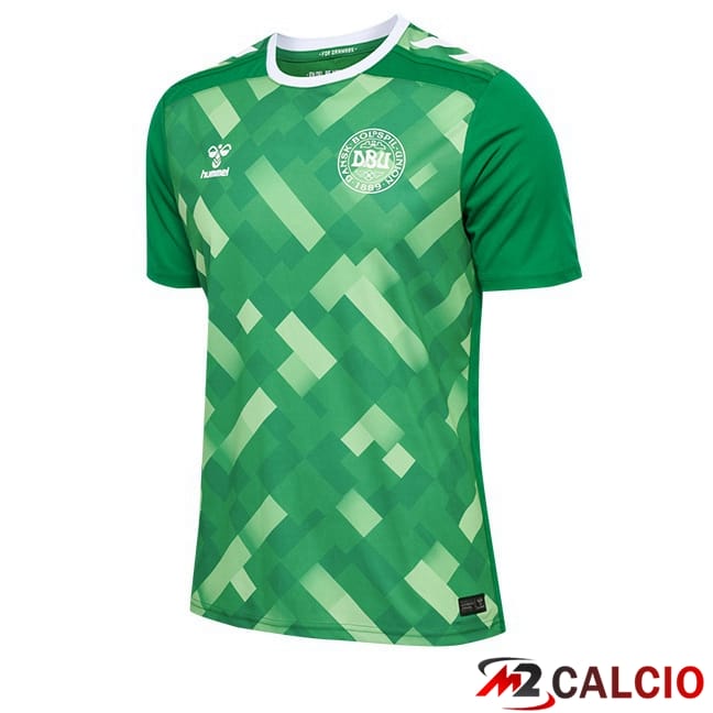 Maglie Calcio Danimarca Portiere Verde UEFA Euro 2024