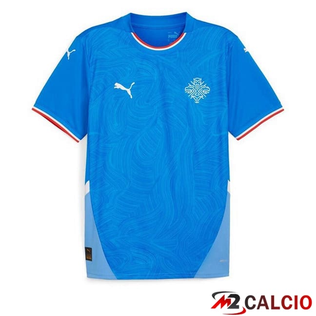 Maglie Calcio Islanda Prima Blu 2024/2025
