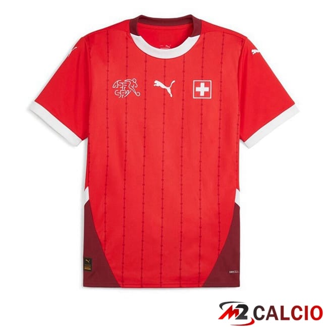 Maglie Calcio Svizzero Prima Rosso 2024/2025