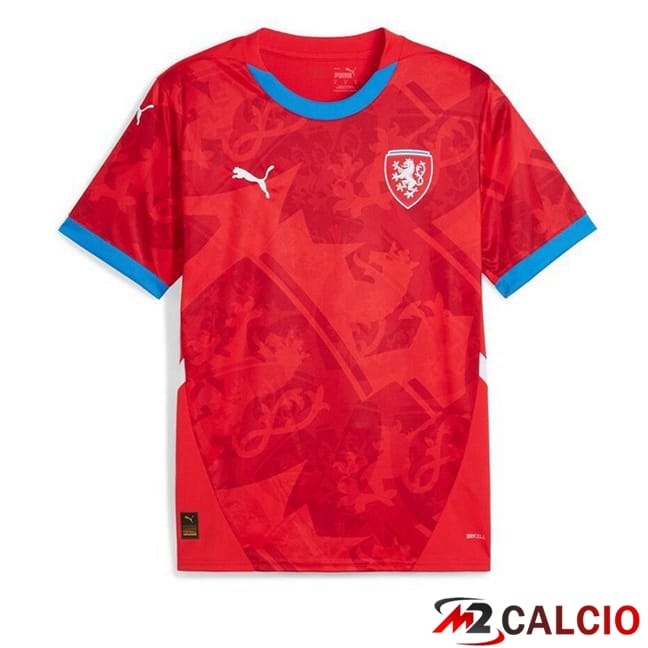 Maglie Calcio Repubblica Ceca Prima Rosso 2024/2025