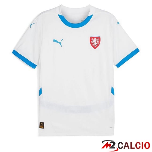 Maglie Calcio Repubblica Ceca Seconda Bianco 2024/2025