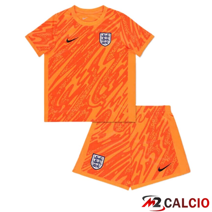 Maglie Calcio Inghilterra Bambino Portiere UEFA Euro 2024
