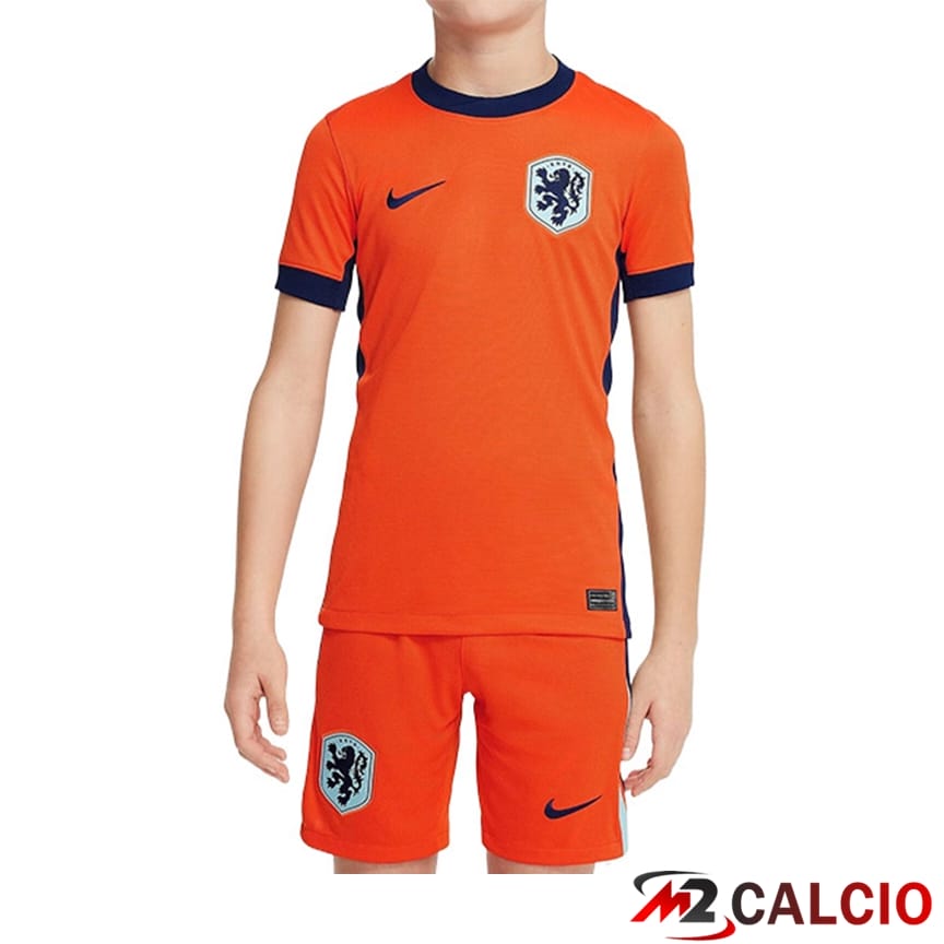 Maglie Calcio Paesi Bassi Bambino Prima 2024/2025