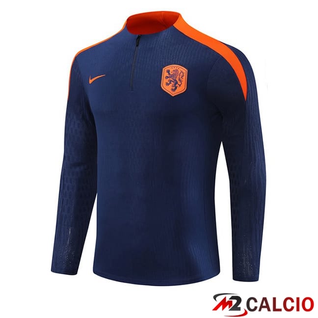 Felpa Allenamento Paesi Bassi Blu Reale 2024/2025