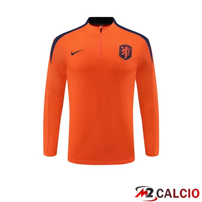 Felpa Allenamento Paesi Bassi Arancia 2024/2025