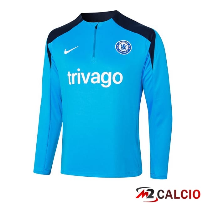 Felpa Allenamento FC Chelsea Blu 2024/2025
