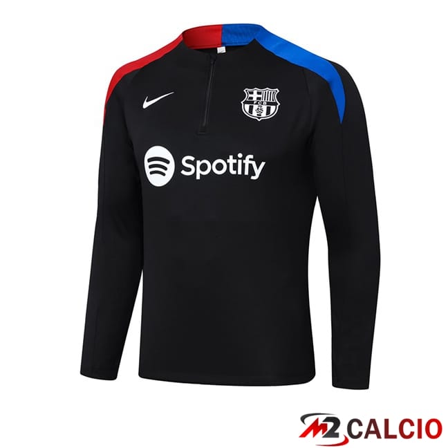 Felpa Allenamento FC Barcellona Nero 2024/2025