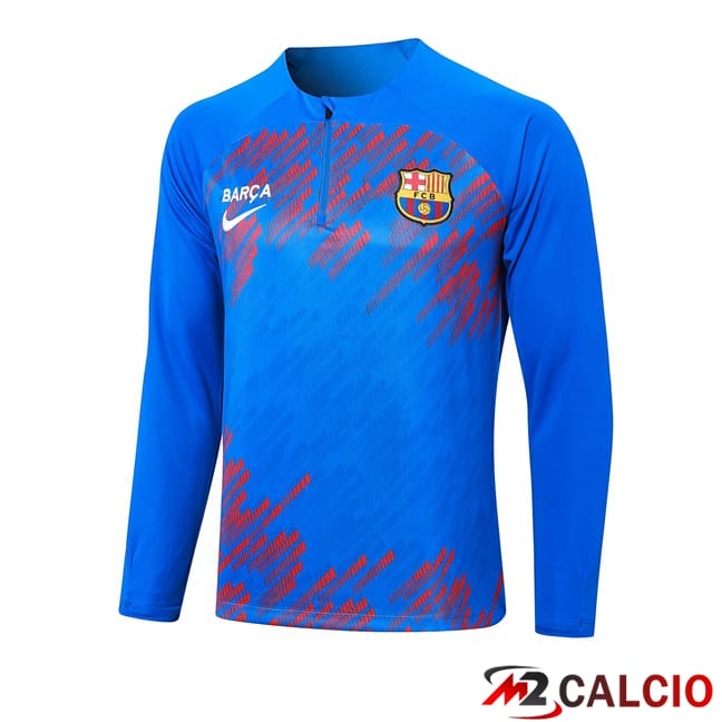 Felpa Allenamento FC Barcellona Blu 2024/2025
