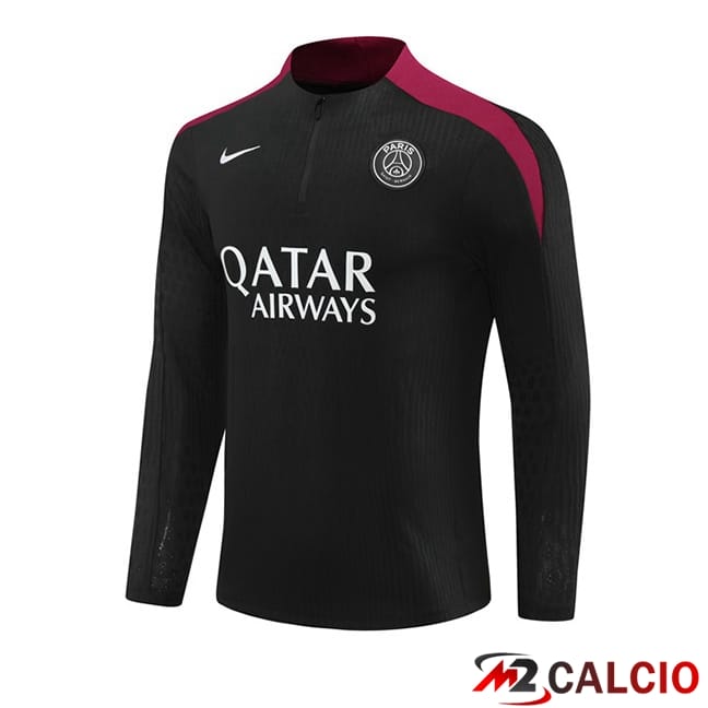 Felpa Allenamento Paris PSG Nero 2024/2025