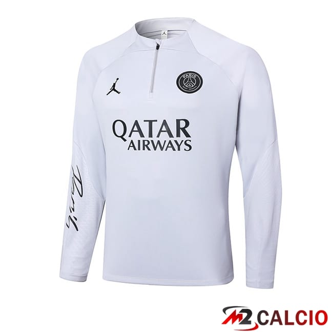 Felpa Allenamento JORDAN Paris PSG Bianco 2024/2025