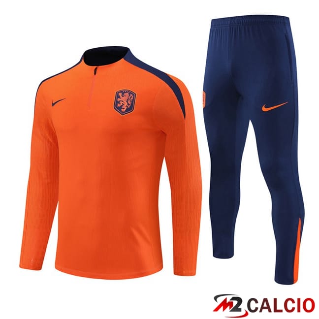Tuta Calcio Paesi Bassi Arancia 2024/2025