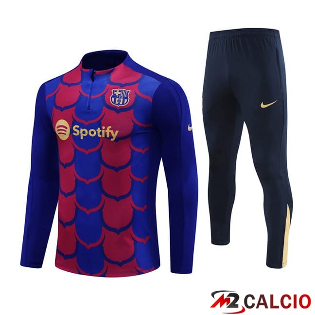 Tuta Calcio FC Barcellona Blu Rosso 2024/2025