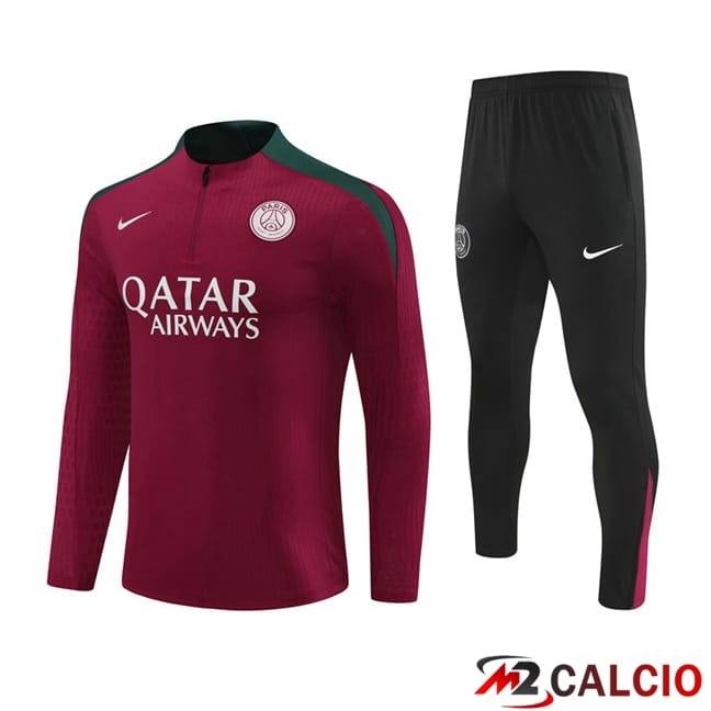 Tuta Calcio Paris PSG Rosso 2024/2025