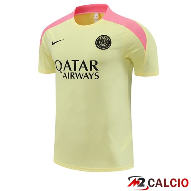 T Shirt Allenamento Paris PSG Giallo 2024/2025