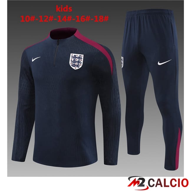 Tuta Calcio Inghilterra Bambino Blu Reale 2024/2025