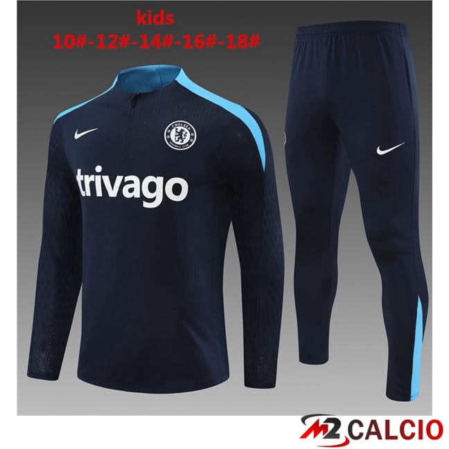Tuta Calcio FC Chelsea Bambino Blu Reale 2024/2025