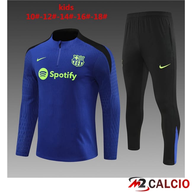 Tuta Calcio FC Barcellona Bambino Blu 2024/2025