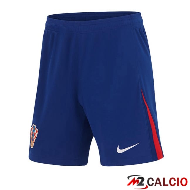 Pantaloncini Calcio Croazia Seconda Blu 2024/2025