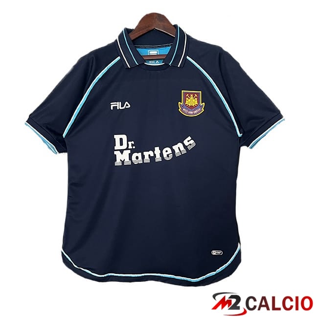 Maglie Calcio West Ham United Retro Terza Blu Reale 1999-2001