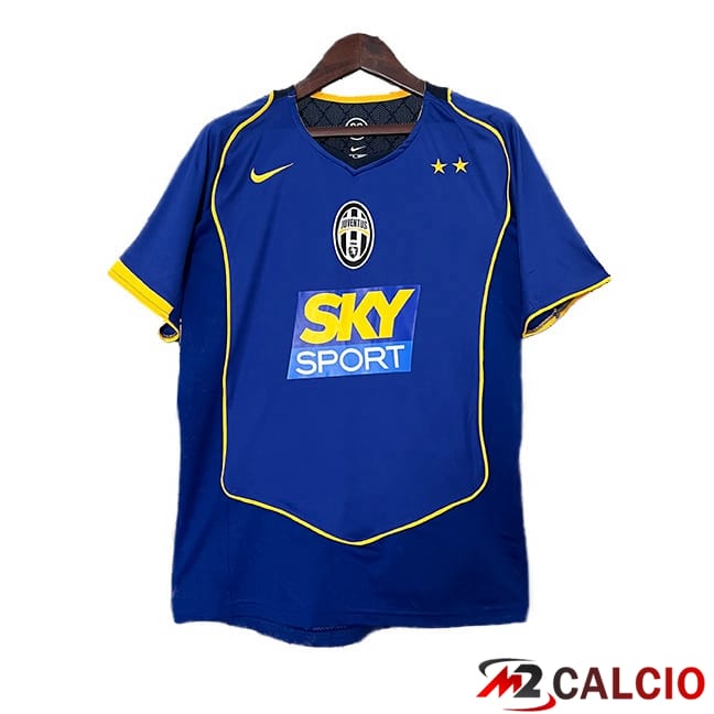 Maglie Calcio Juventus Retro Seconda Blu 2004-2005