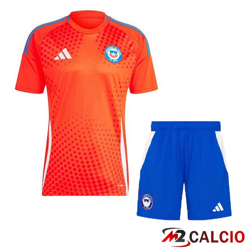 Maglia Nazionale Chile Prima + Pantaloncini 2024/2025