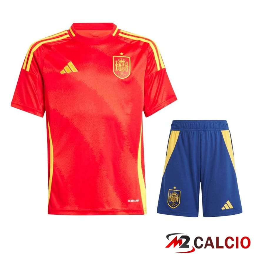 Maglia Nazionale Spagna Prima + Pantaloncini 2024/2025