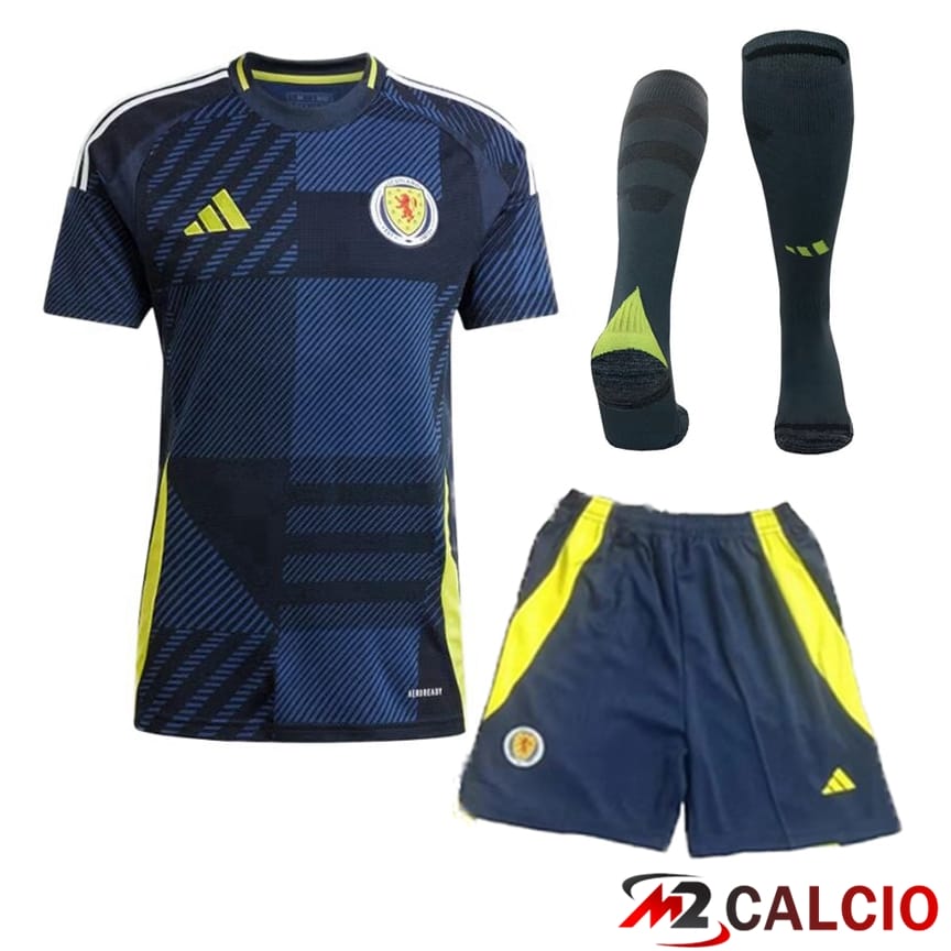 Maglia Nazionale Scozia Prima (Pantaloncini + Calzini) 2024/2025
