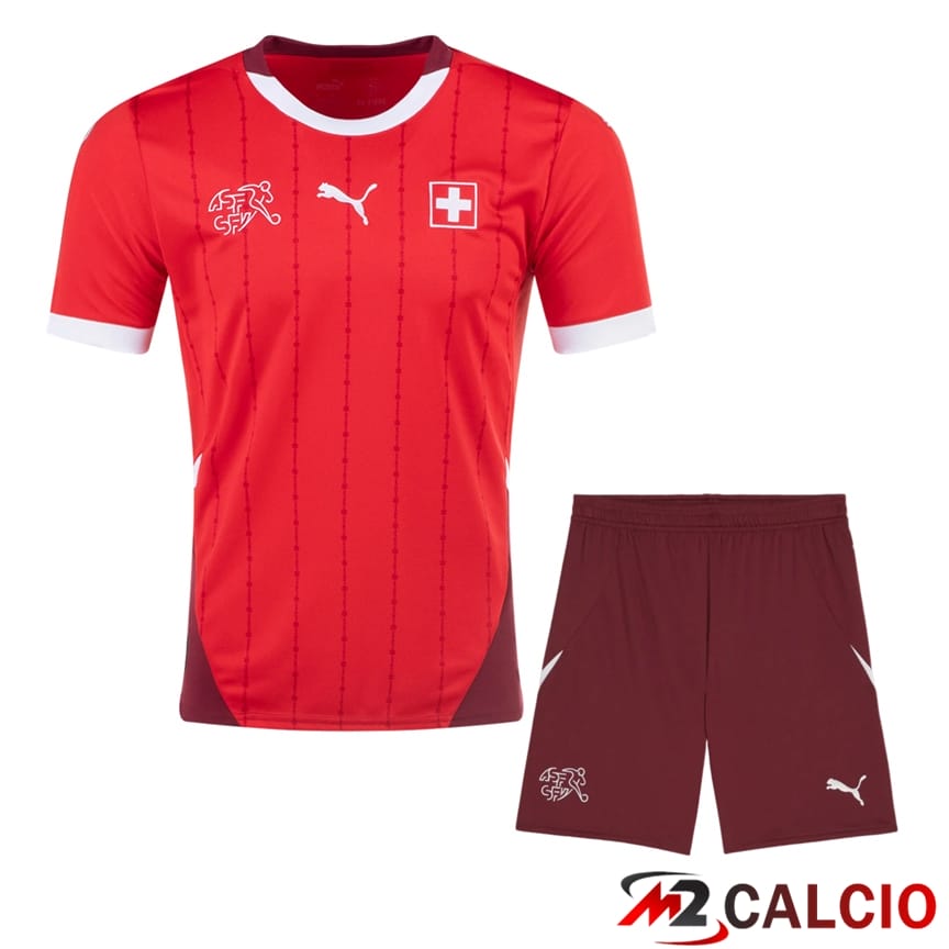 Maglia Nazionale Svizzero Prima + Pantaloncini 2024/2025