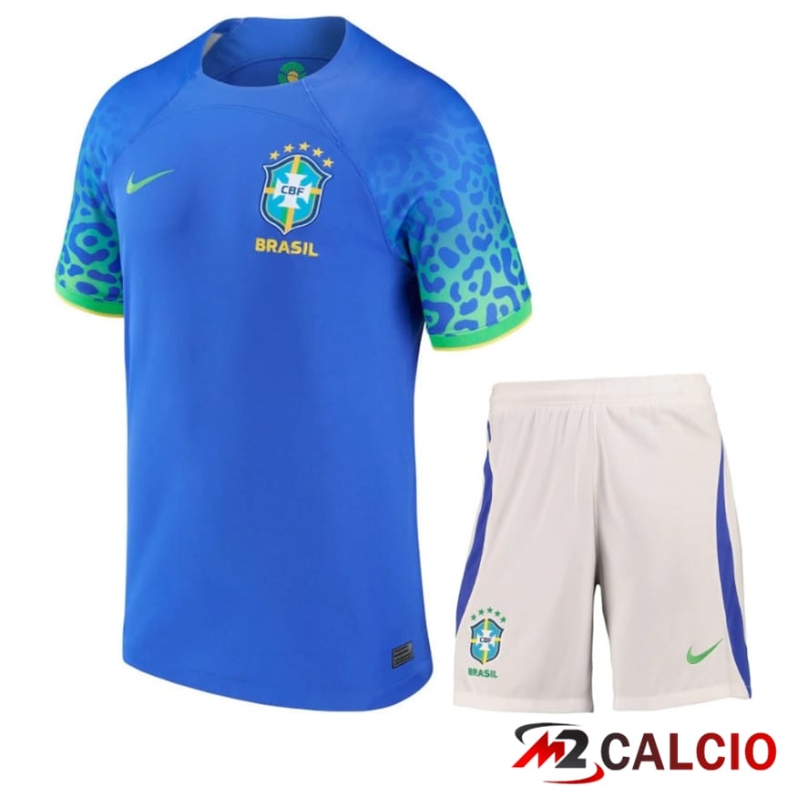 Maglia Nazionale Brasile Seconda + Pantaloncini 2024/2025