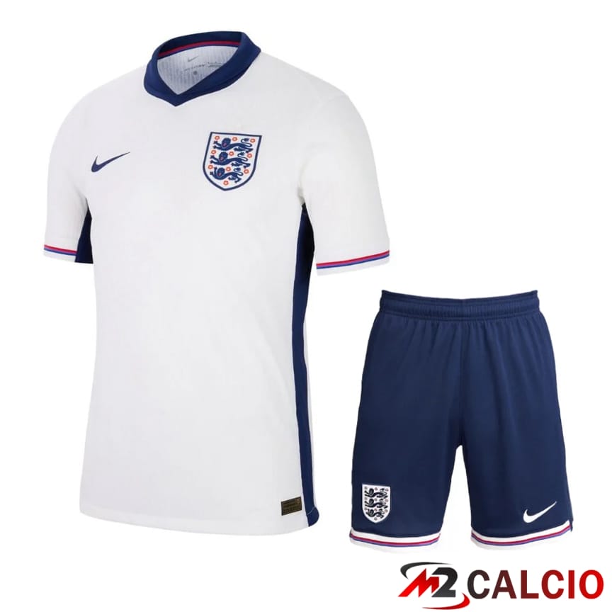 Maglia Nazionale Inghilterra Prima + Pantaloncini 2024/2025