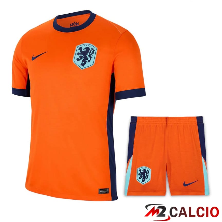 Maglia Nazionale Paesi Bassi Seconda + Pantaloncini 2024/2025