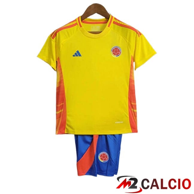 Nuova Maglie Calcio Colombia Bambino Prima 2024/2025