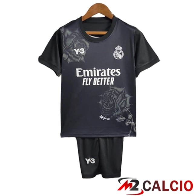 Maglie Calcio Real Madrid Y3 Bambino Edizione Speciale Nero 2024/2025