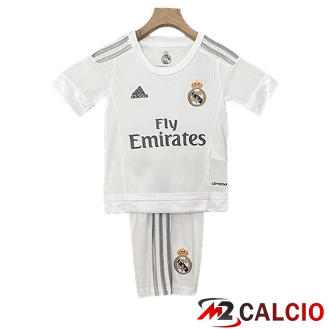 Maglie Calcio Real Madrid Retro Bambino Prima 2015/016